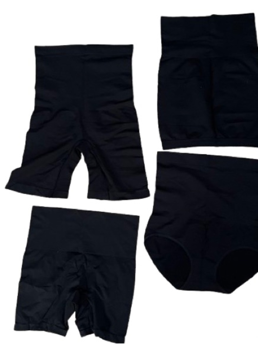 Yummie by Heather Thomson M/L 4 piece essentials Seamless Shaping Bottoms Black
